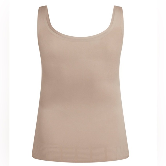 NEW Ruby Ribbon Seamless Shapewear Cami Tank -Tan Size 42 Layering Top - Picture 6 of 14